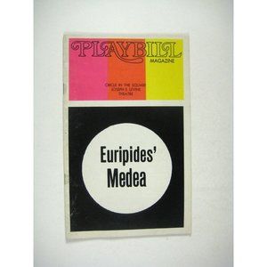 Euripides Medea Playbill February 1973 Tally Brown Ron Faber Albert Stratton